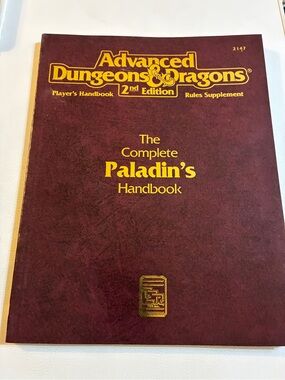 TSR AD&D 2nd Edition Rules Supplement 2147: The Complete Paladin's Handbook